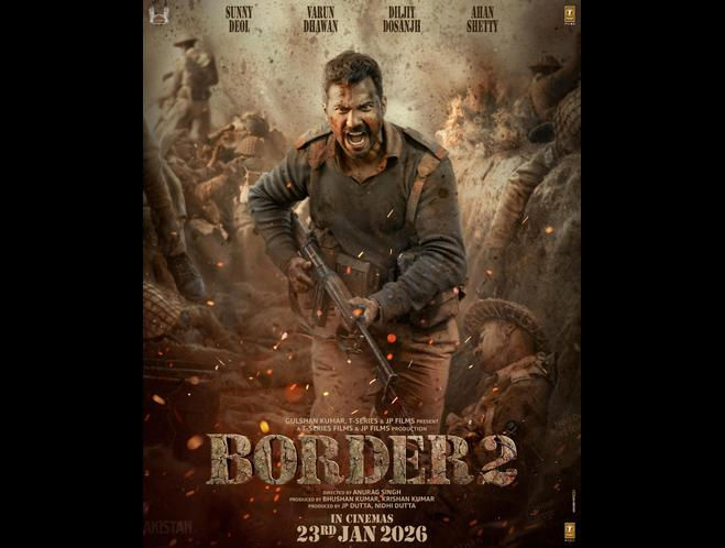 Bollywood Erupts in Pride: Suniel Shetty, Karan Johar & Janhvi Kapoor Hail Varun Dhawan’s Fierce Look in Border 2