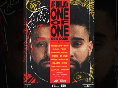 AP Dhillon "One of One" India Tour 2025: Dates, Tickets, Cities & Punjabi Music Homecoming