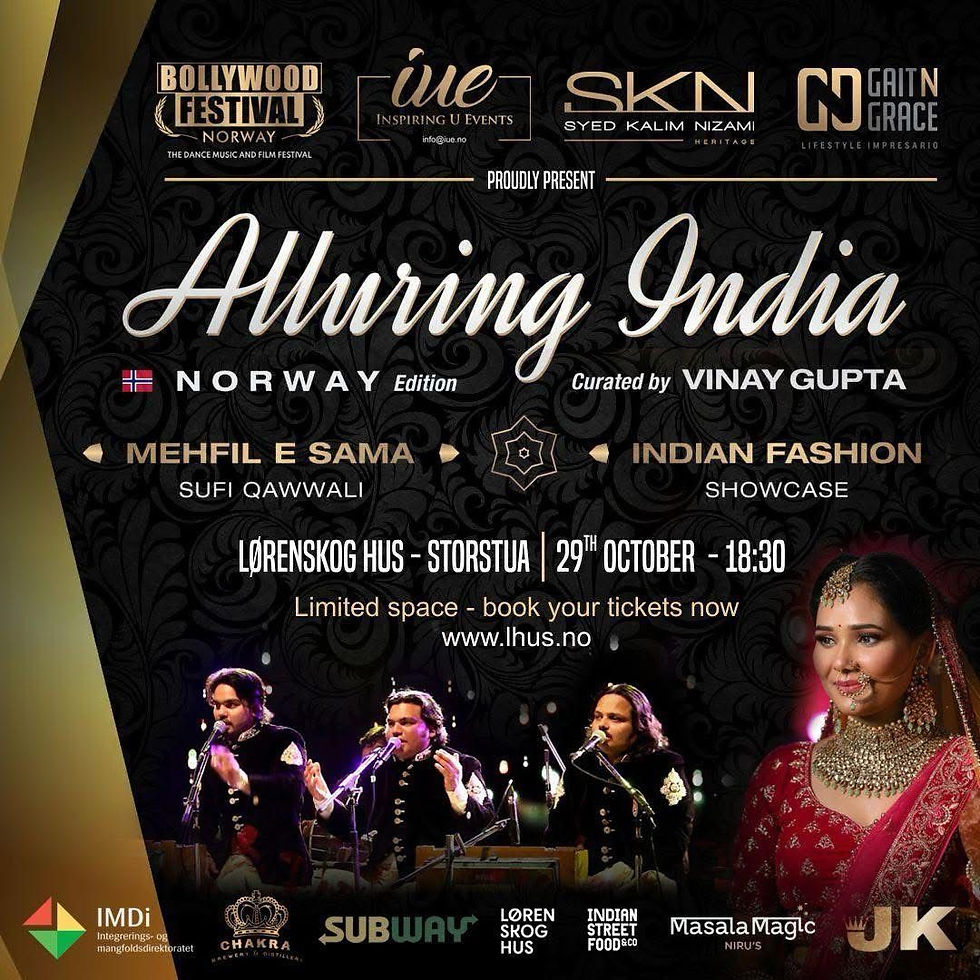 Alluring india, Bollywood Festival Norway