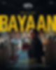 A woman in black looks back, surrounded by people in white raising hands. Yellow text: "BAYAAN." Mood is tense. Toronto Film Festival logo.