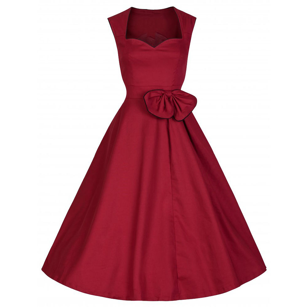 Thumbnail: Basic Short Sleeved Bustier Tea Dress