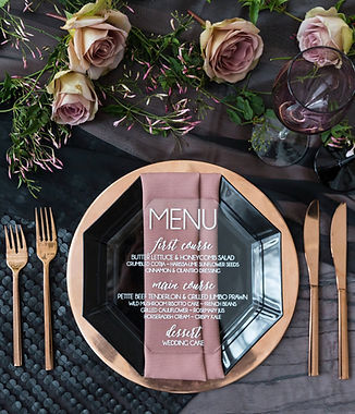 Acrylic Menu Cards