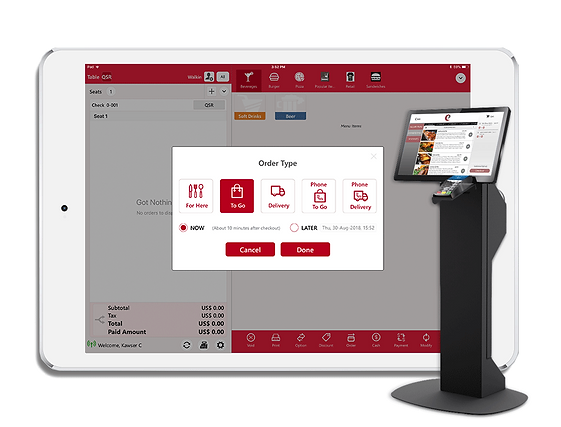 itab-pos-order-entry with self serving k