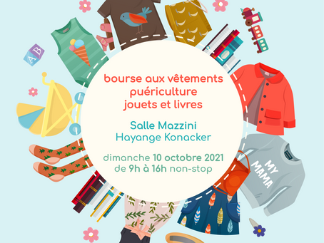 Bourse aux vêtements 10/10/2021
