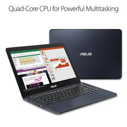 ASUS L402WA-EH21-14" Front and Back