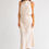 Miniatura: Vestido midi con cuello halter y escote drapeado