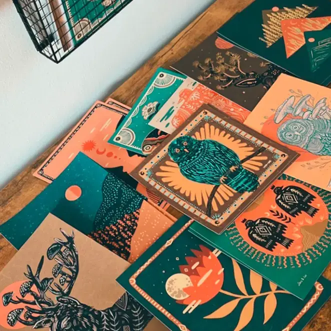 Land & She Print