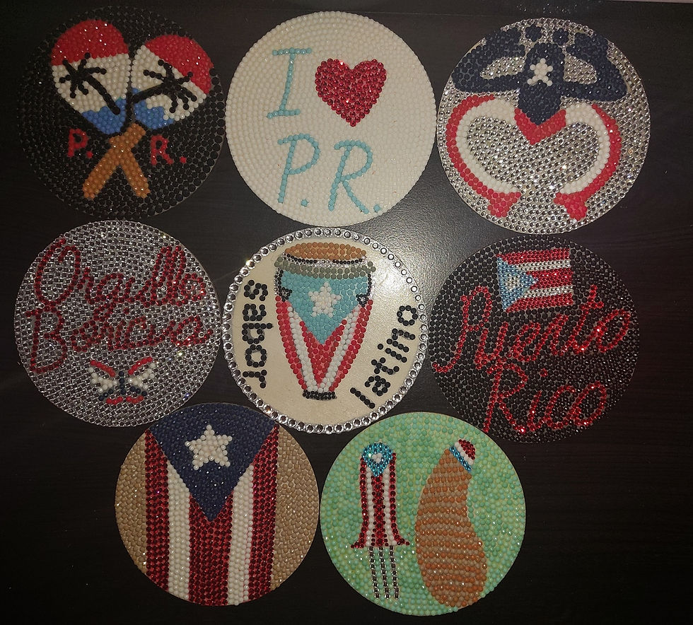 Puerto Rico-Cultured Themed Coasters