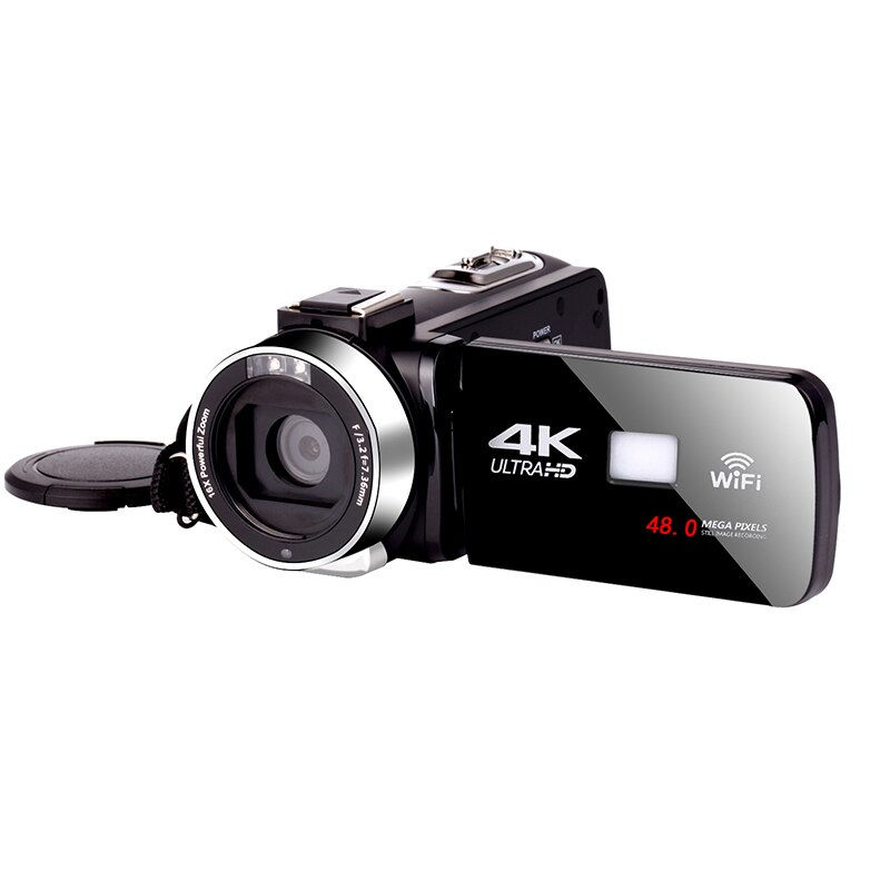 Thumbnail: 4K Video Camcorder for Live Stream WiFi Remote Control Night Vision Touch Screen