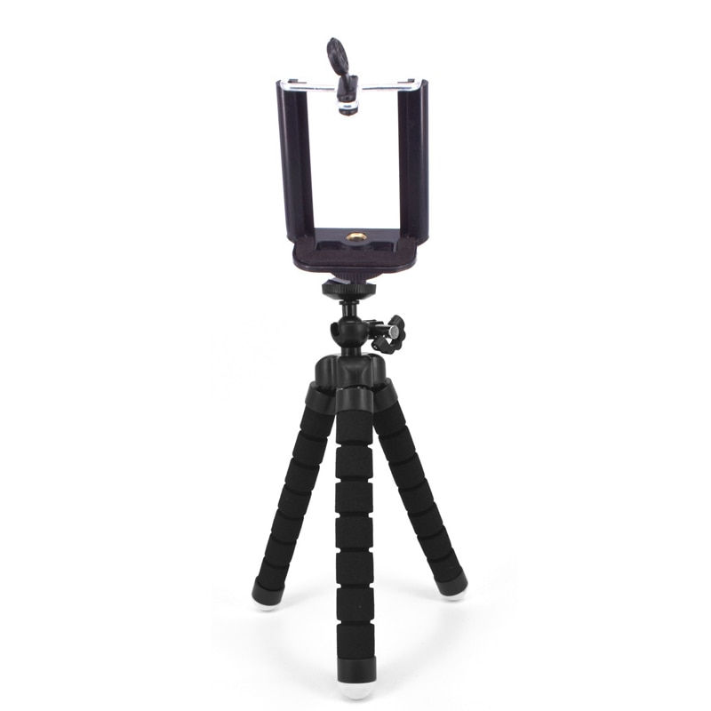Thumbnail: Mini Flexible Sponge Octopus Tripod for iPhone Xiaomi Smartphone Camera