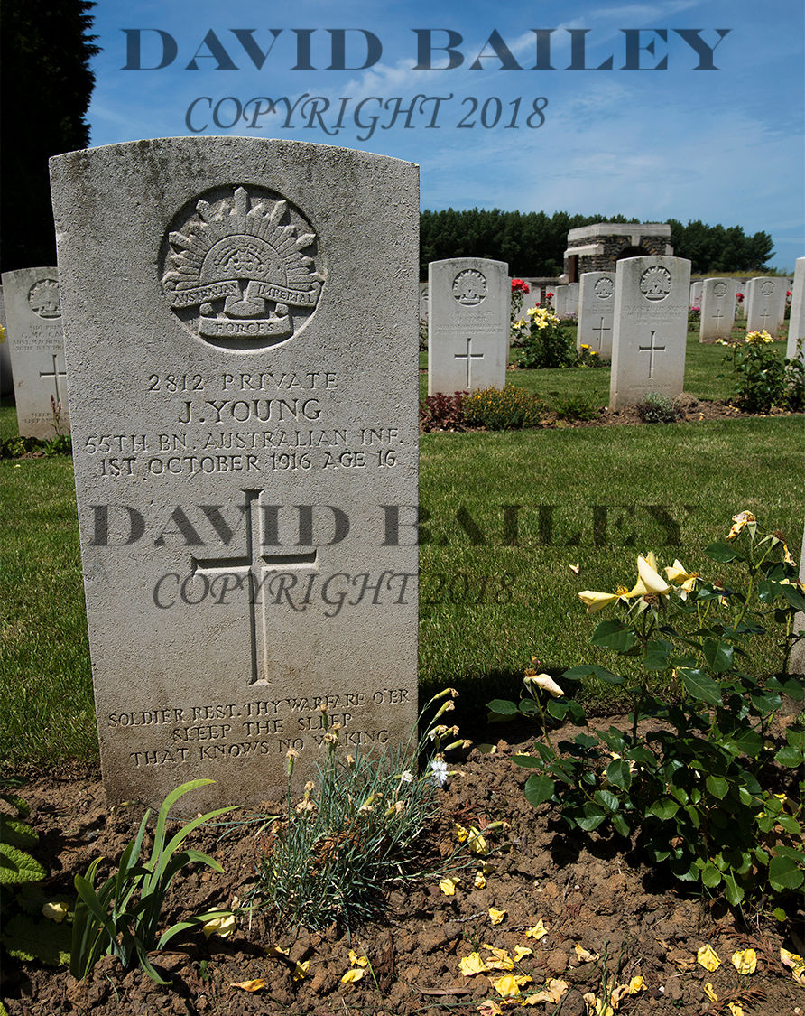 Too young Anzac