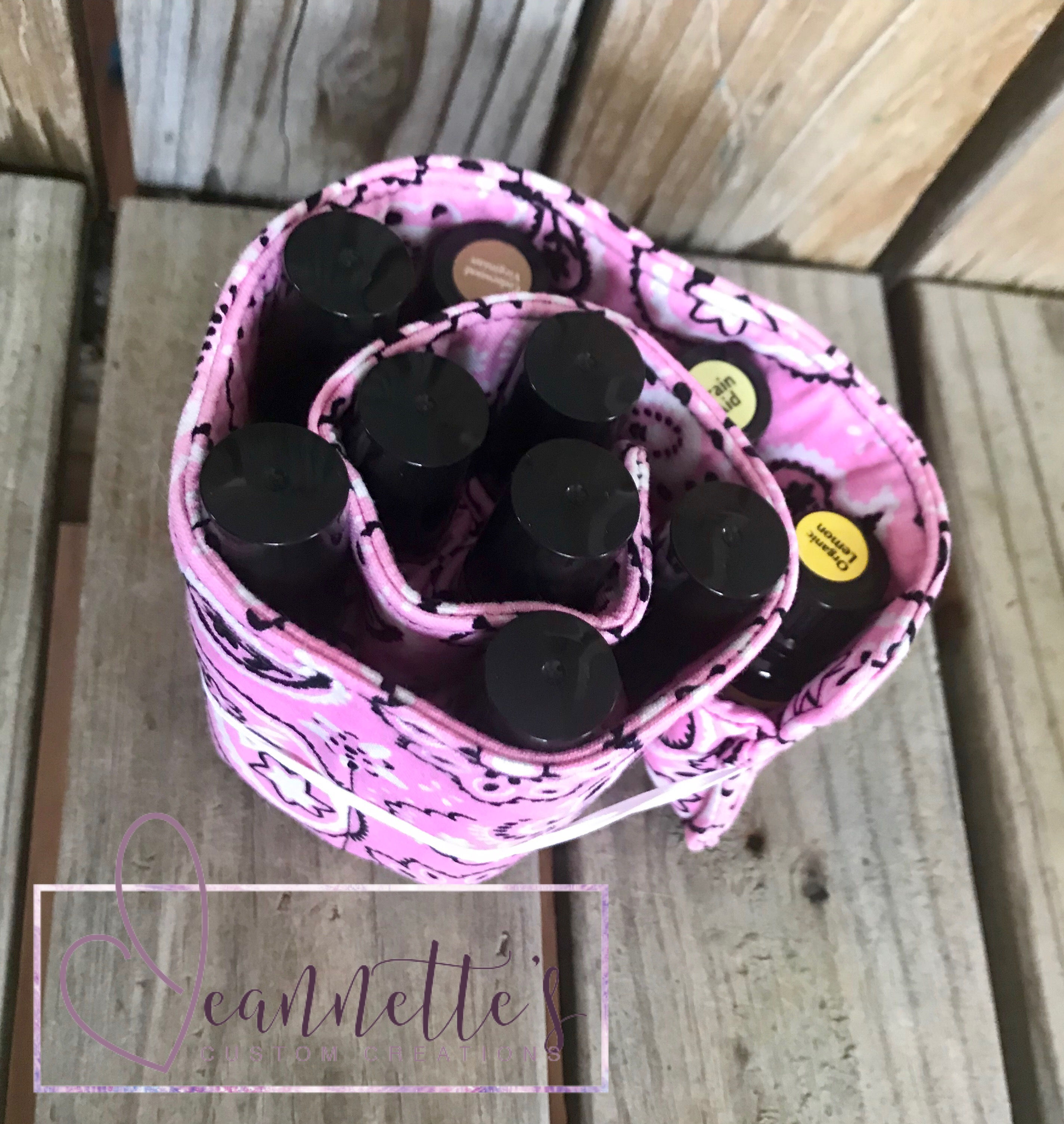 Pink Bandana Print Roll up Pouch