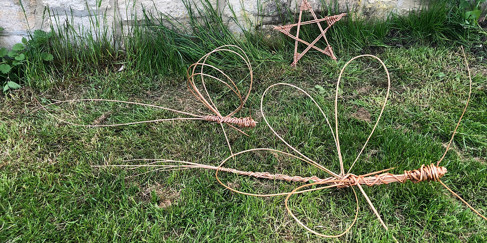 Weave a Willow Star and a Dragonfly