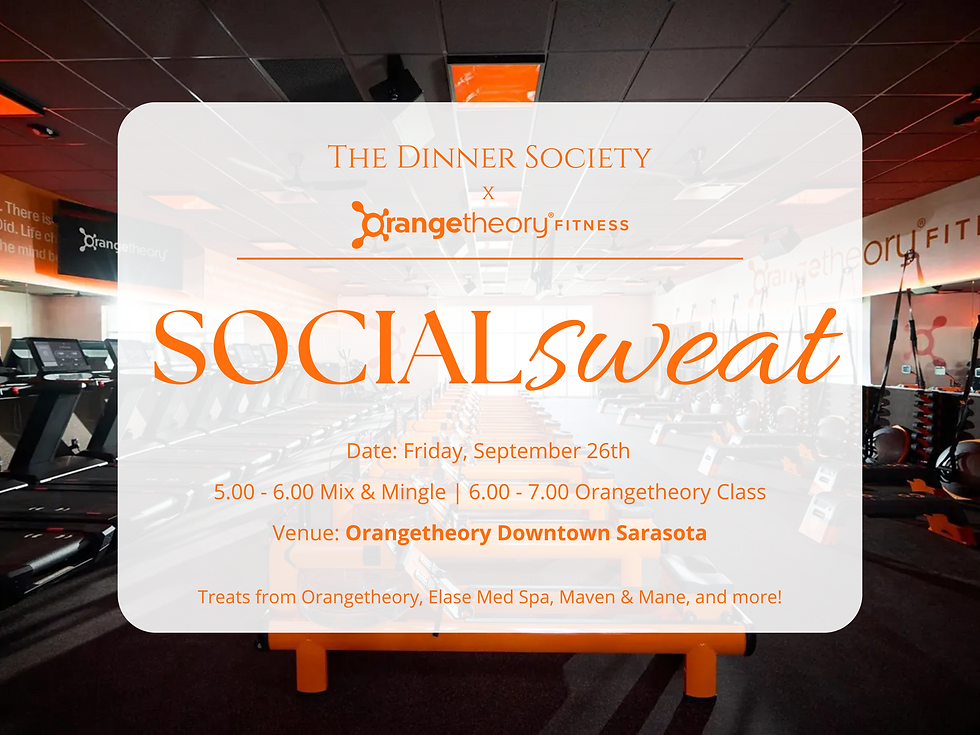 Dinner Society x Orangetheory Fitness