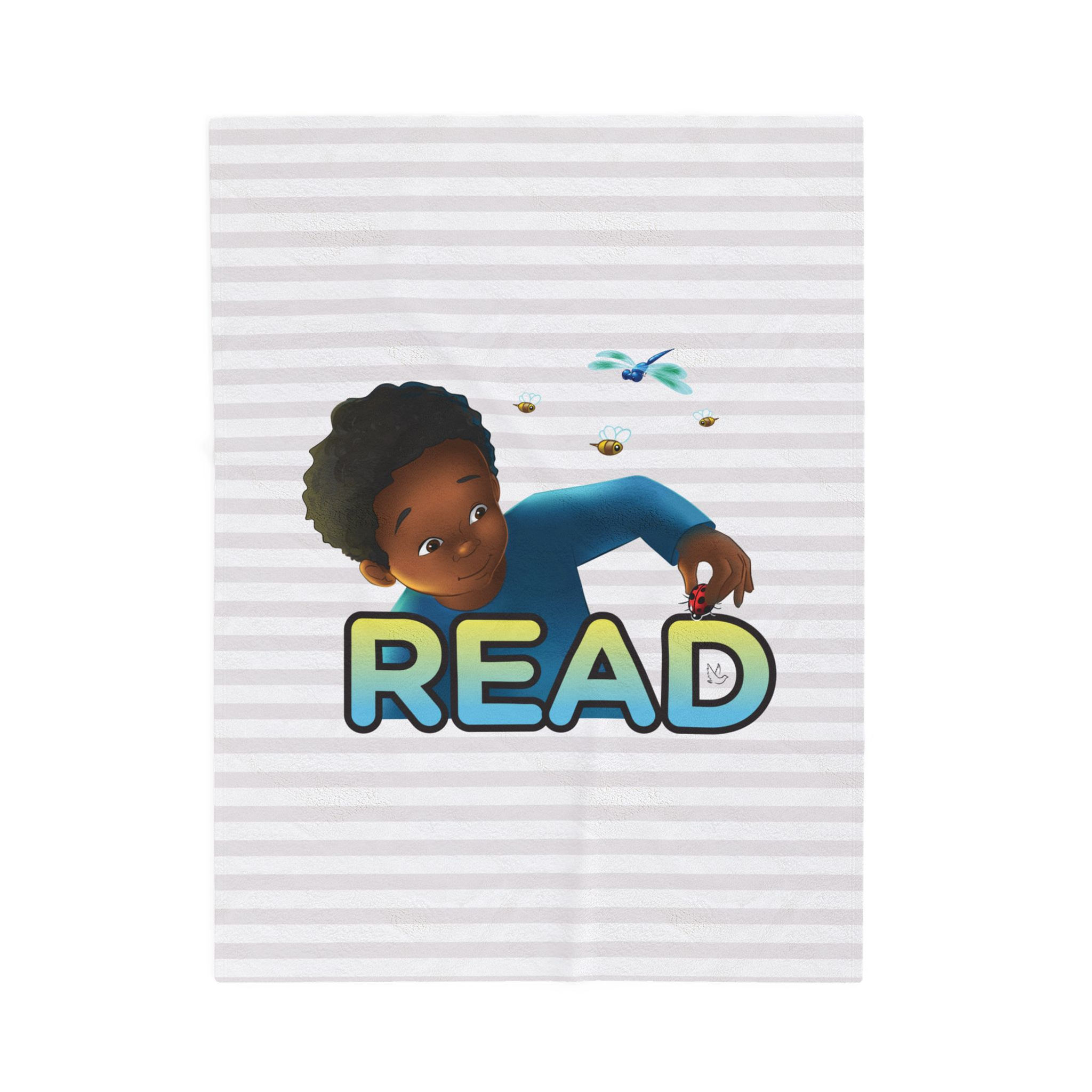 Scary, Scary Sasha | Velveteen Plush Blanket | 30" x 40" | 50" x 60" | Dylan