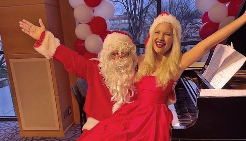 Santa's concert with William Ransom and Julie Coucheron