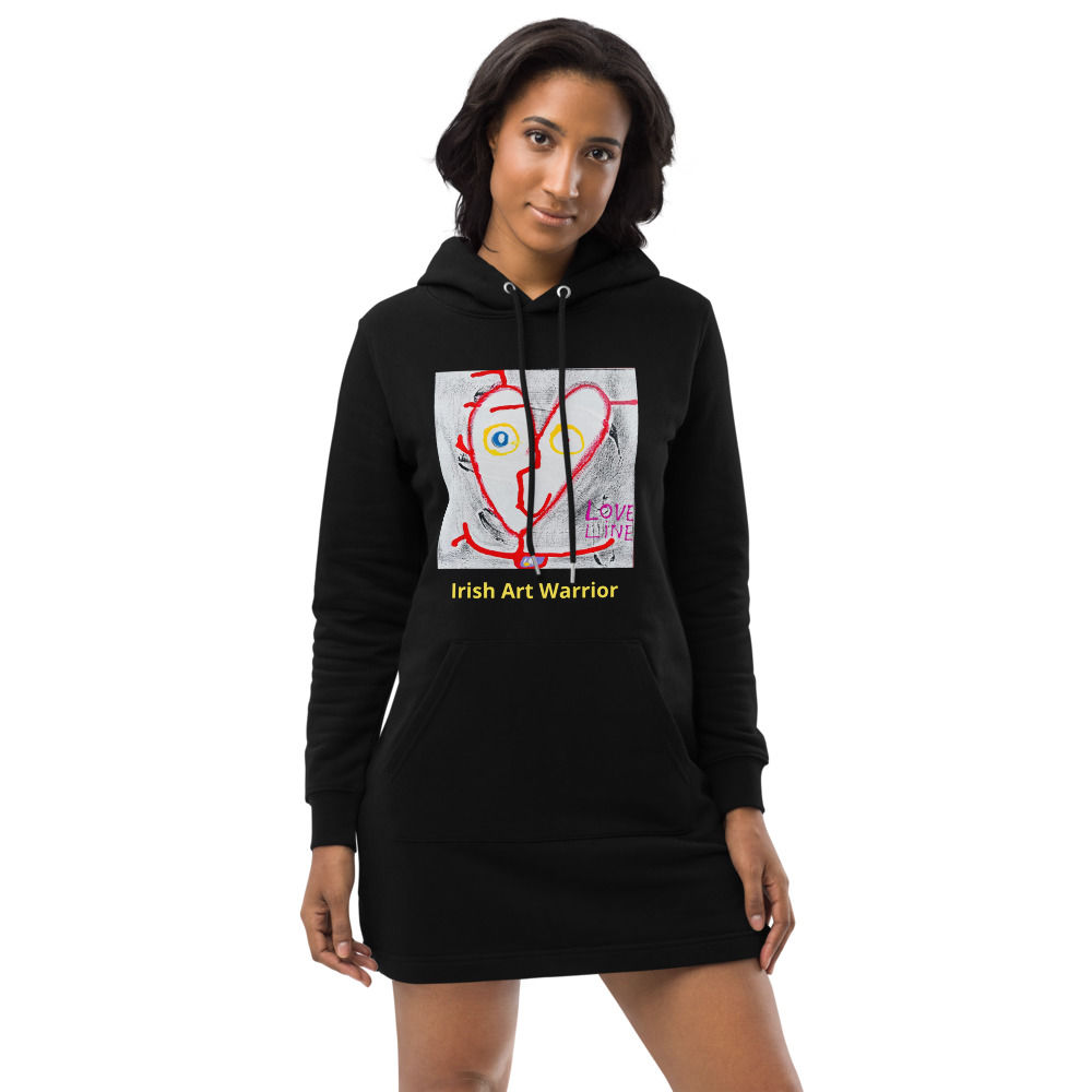 Love Line- Hoodie dress