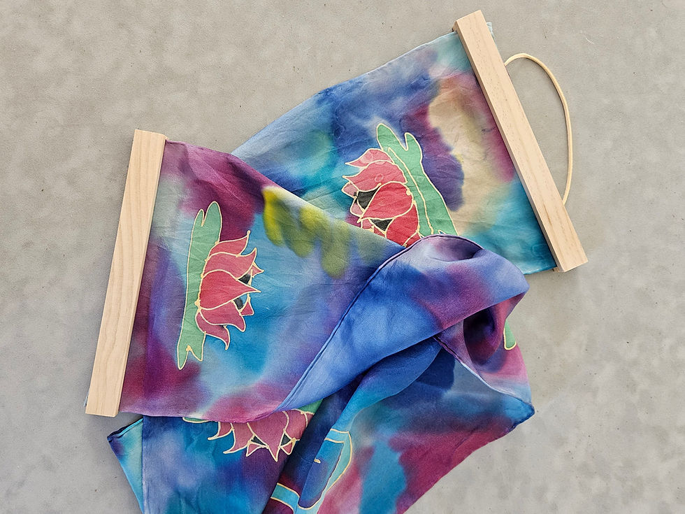 Thumbnail: Magnetic Scarf Hanger,Top & Bottom Hangers, Perfect for 8 or 12 Inch Wide Silk S