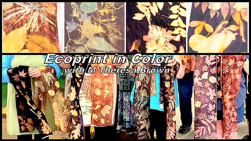 Student results in Ecoprint in color.