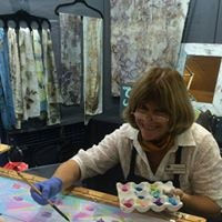 Miniatura: Your Pet Silk Scarf, Custom Orders,Original Whimsical Hand Drawn Animals by arti