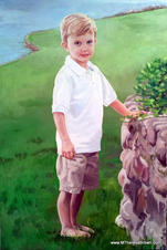 Boy at Lake