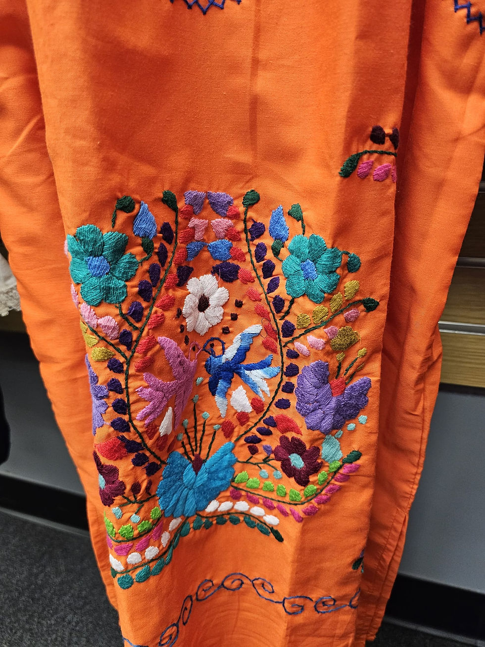 Thumbnail: Handmade 100% cotton with embroidery flowers 💗