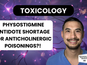 Physostigmine for Anticholinergic Toxicity? | Toxicology | #CodeBlueDebrief