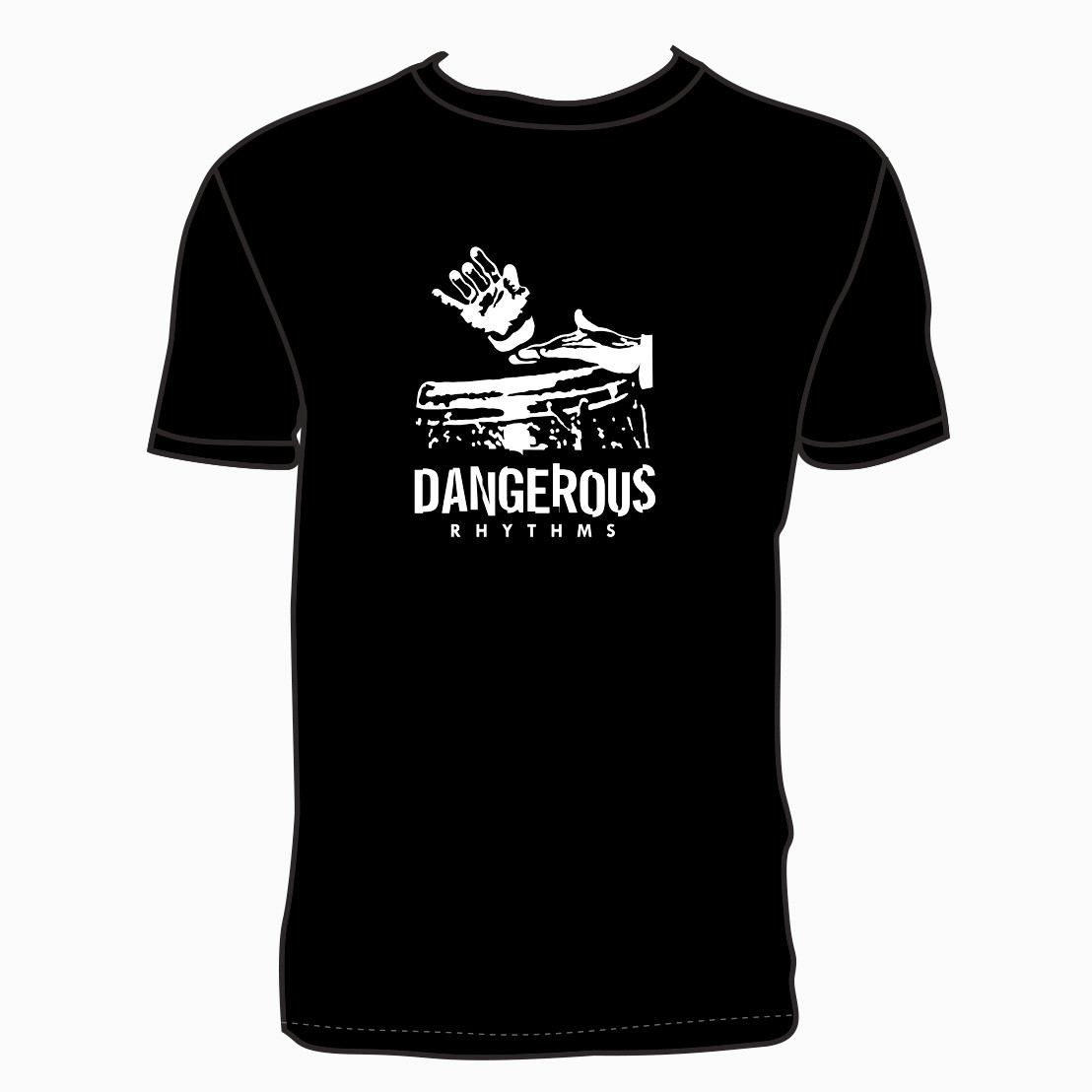 DANGEROUS RHYTHMS LOGO T-SHIRT