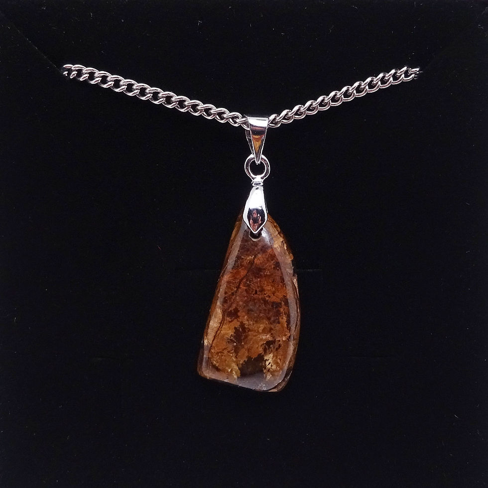 pendentif en bronzite