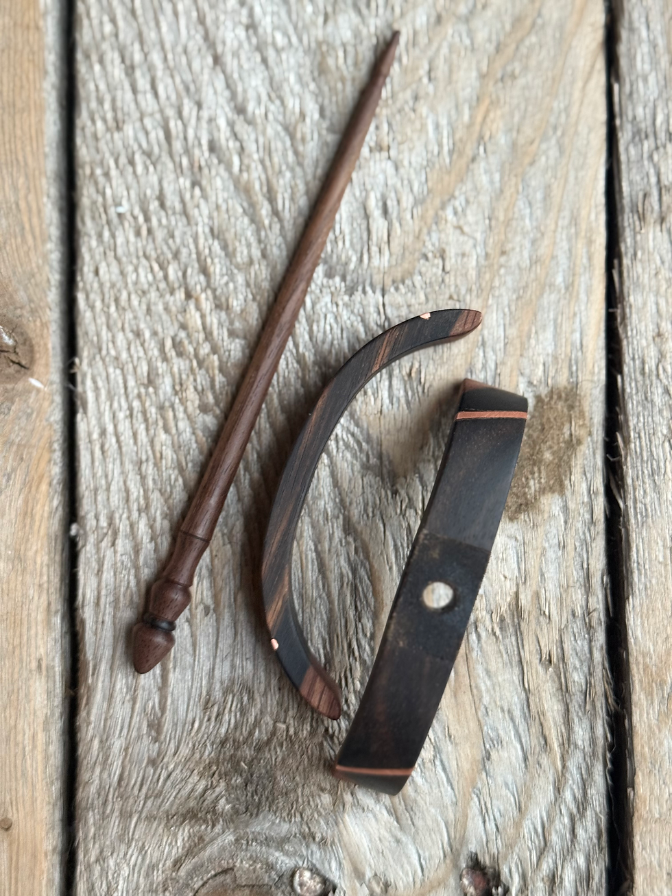 Miniature : Curved X-armed Makassar Ebony 13.4g