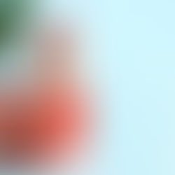 Tooth model and gift box on blue background with copy space. Dental promotion with Christmas gift box and tooth