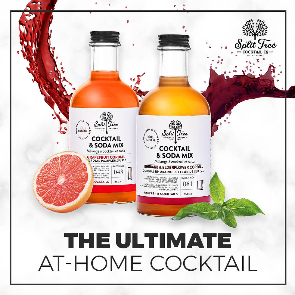 Split Tree Cocktail Mix Facebook Ad