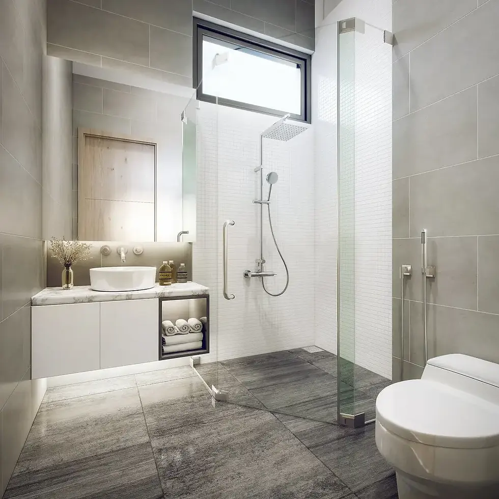 One of LuxoDesign Project (Scandinavian Bathroom)