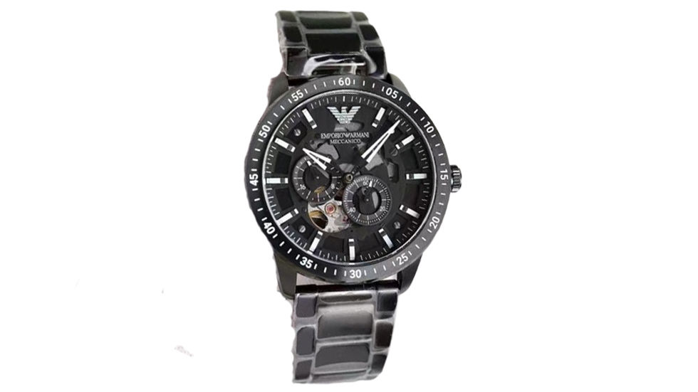 Armani Ceramic Replica Watch Exquisite Night Dial Front