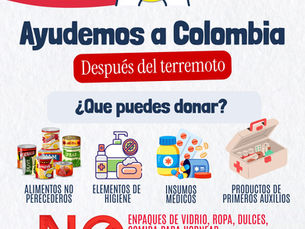 Help Support Colombian Earthquake Victims