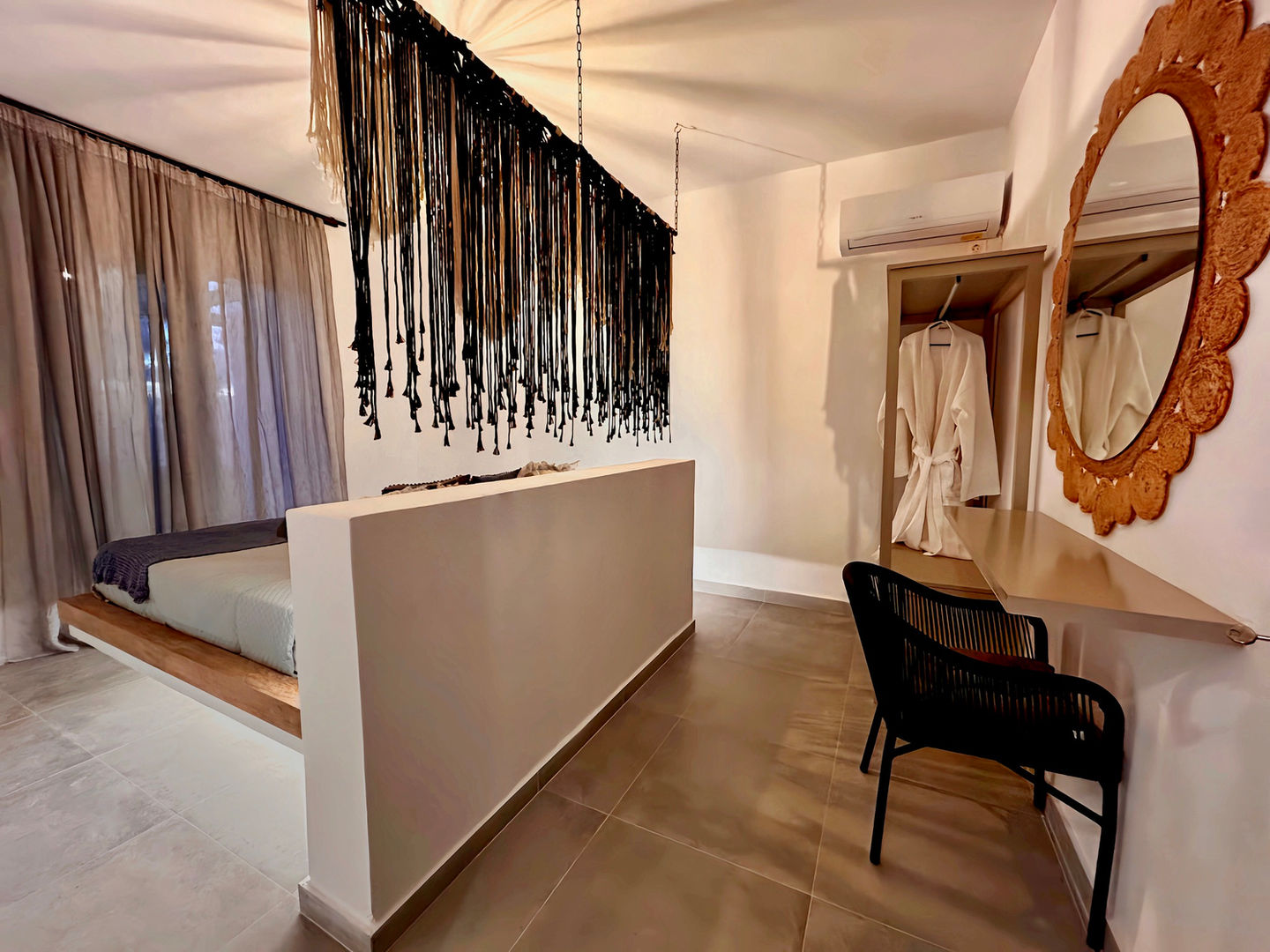 boho decor luxury villas karpathos agrilaopotamos afiartis kite surfing wind surfing sea view sunset viw summer vacation greece karpathos villas pool infinity 
