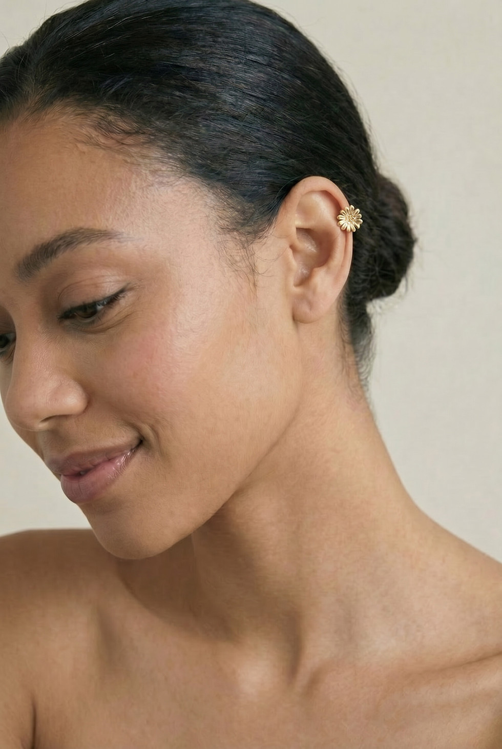 תמונה ממוזערת: DAISY helix earring 14K gold