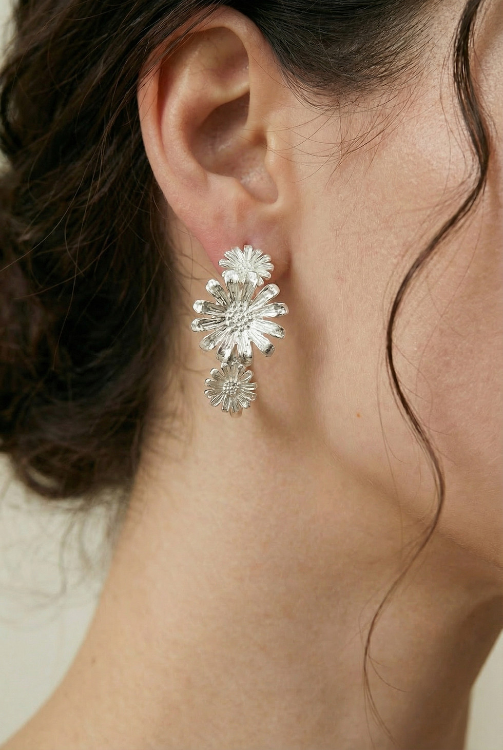 תמונה ממוזערת: DAISY bouquet earrings 14K gold