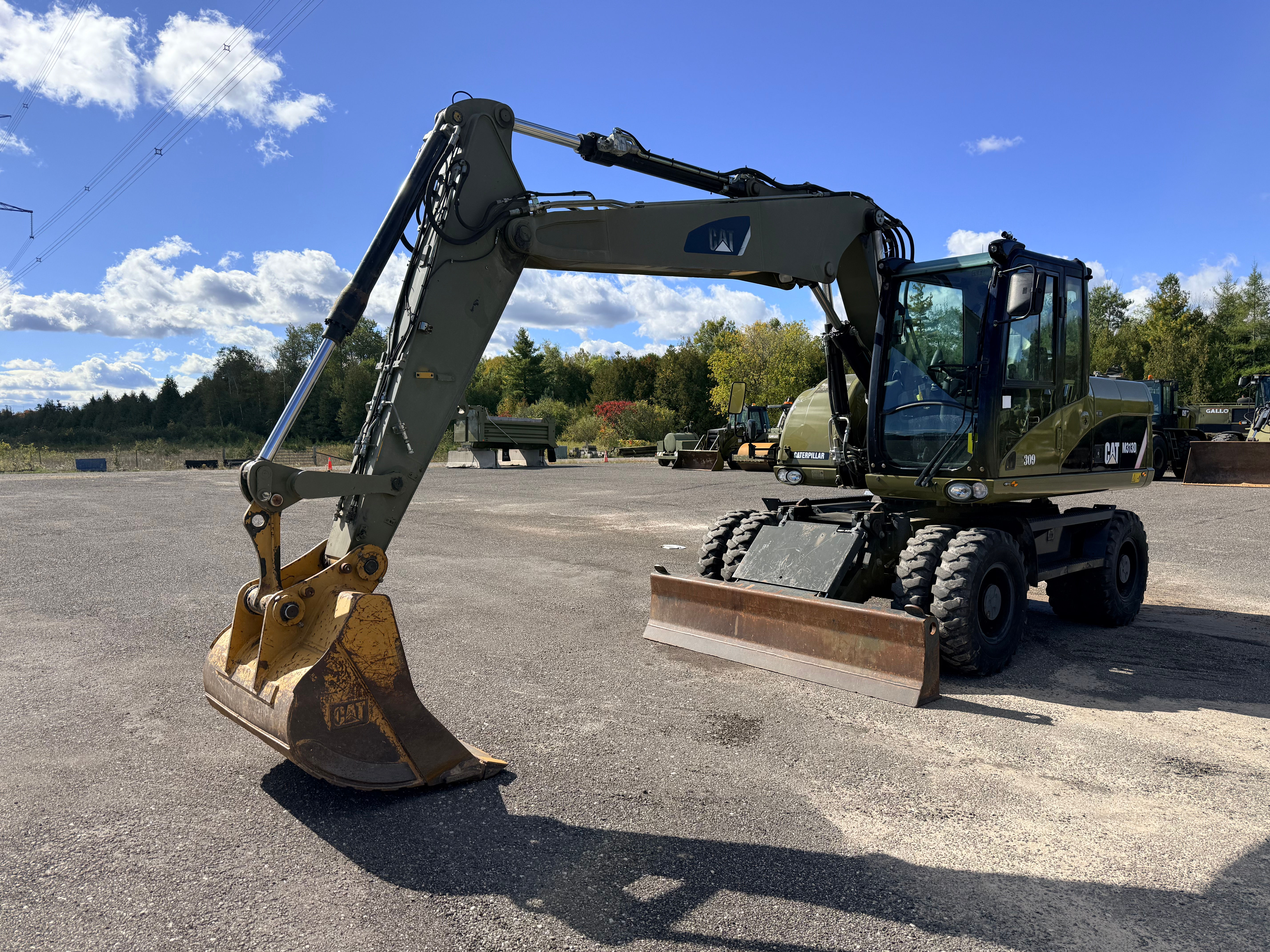 2009 Cat M313D Wheel Excavator