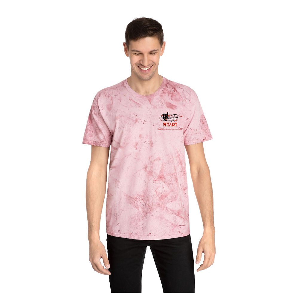 Thumbnail: Color Blast Unisex MYART T-Shirt - Artistic Vibe for Creatives