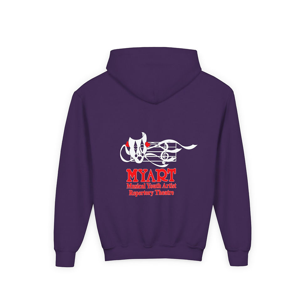 Thumbnail: Youth Hooded Sweatshirt "I Can't, I Have Rehearsal"