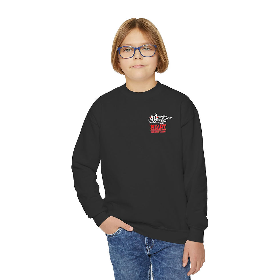 Thumbnail: Youth Crewneck Sweatshirt - Addams Family