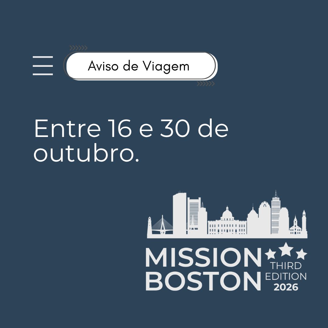 Aviso de viagem: Missão Boston 2026
