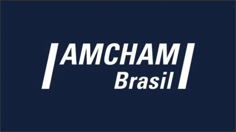 Logo Amcham Brasil no site de Marco Alves Advogado Bancario .webp