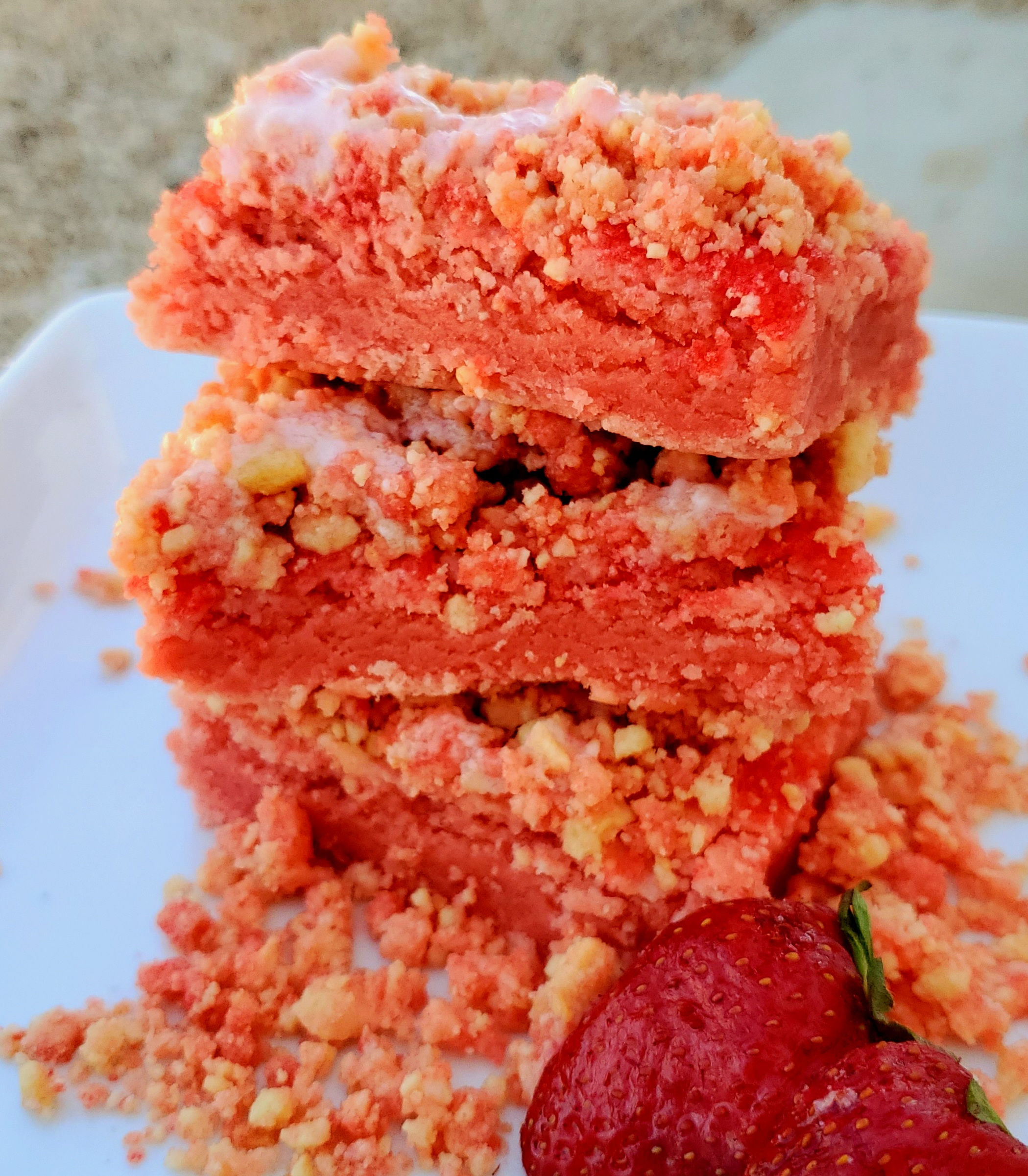 Strawberry Crunch Brownie
