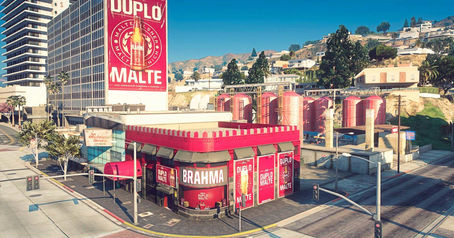Bar da BRAHMA chega a servidor brasileiro de GTA V