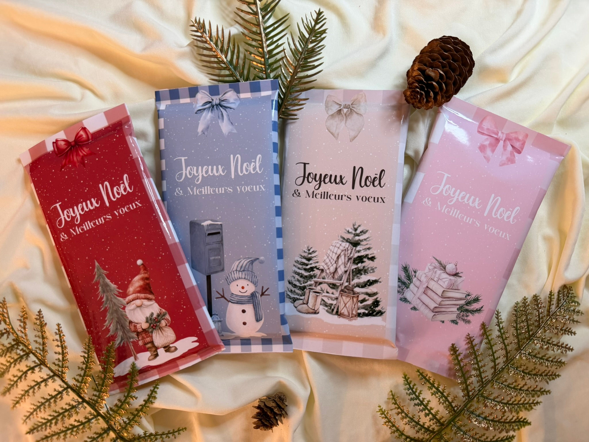 Tablettes de chocolat  – Des douceurs sublimées par des écrins illustrés