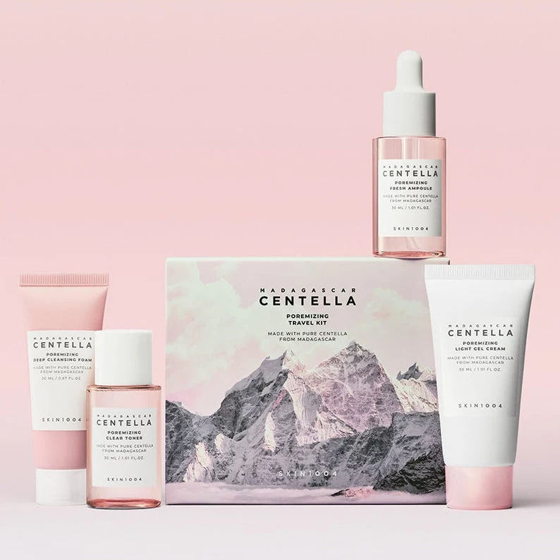 SKIN1004 Madagascar Centella Poremizing Travel Kit – 4 pasos