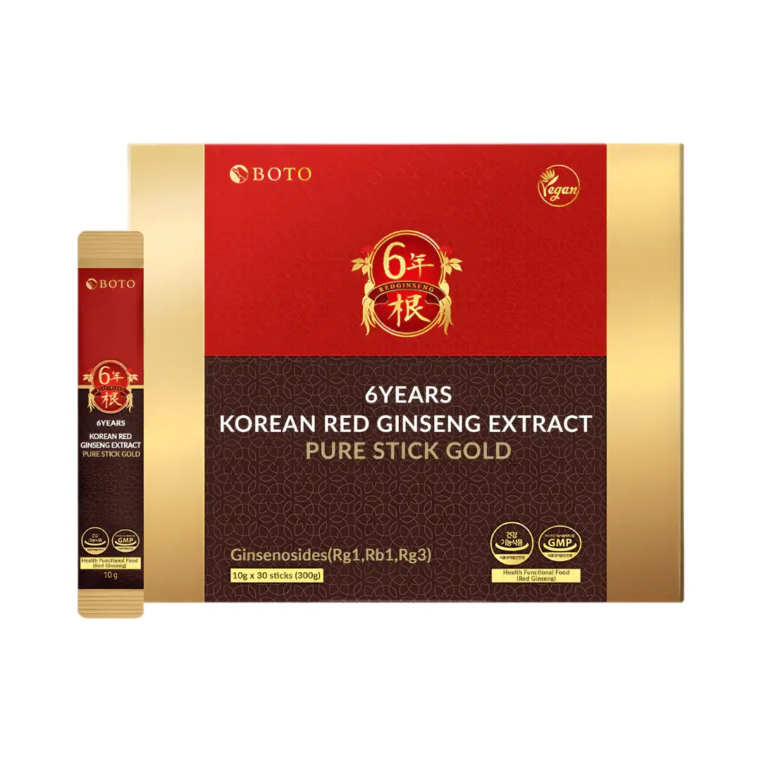 BOTO Korean Red Ginseng Extract Pure Stick Gold 30 Stick