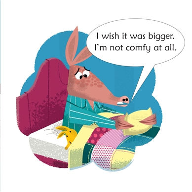 Thumbnail: Armadillo on a pillow Usborne